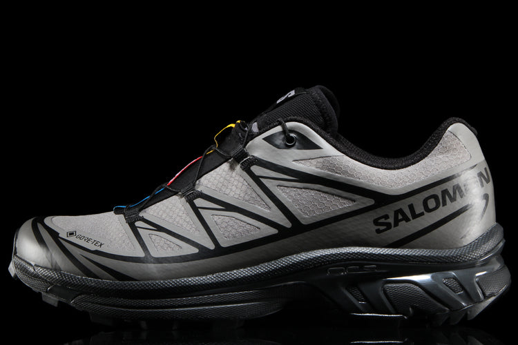 Salomon - XT-6 GTX
Style # L49215400
Color : Black / Cloudburst / Dark Gull Grey