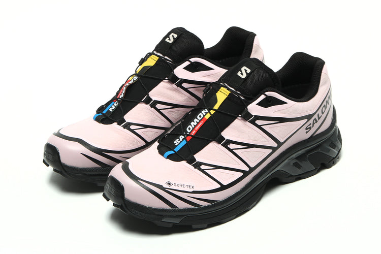 Salomon - XT-6 GTX
Style # L49215600
Color : Black / Icy Pink / Dawn Pink