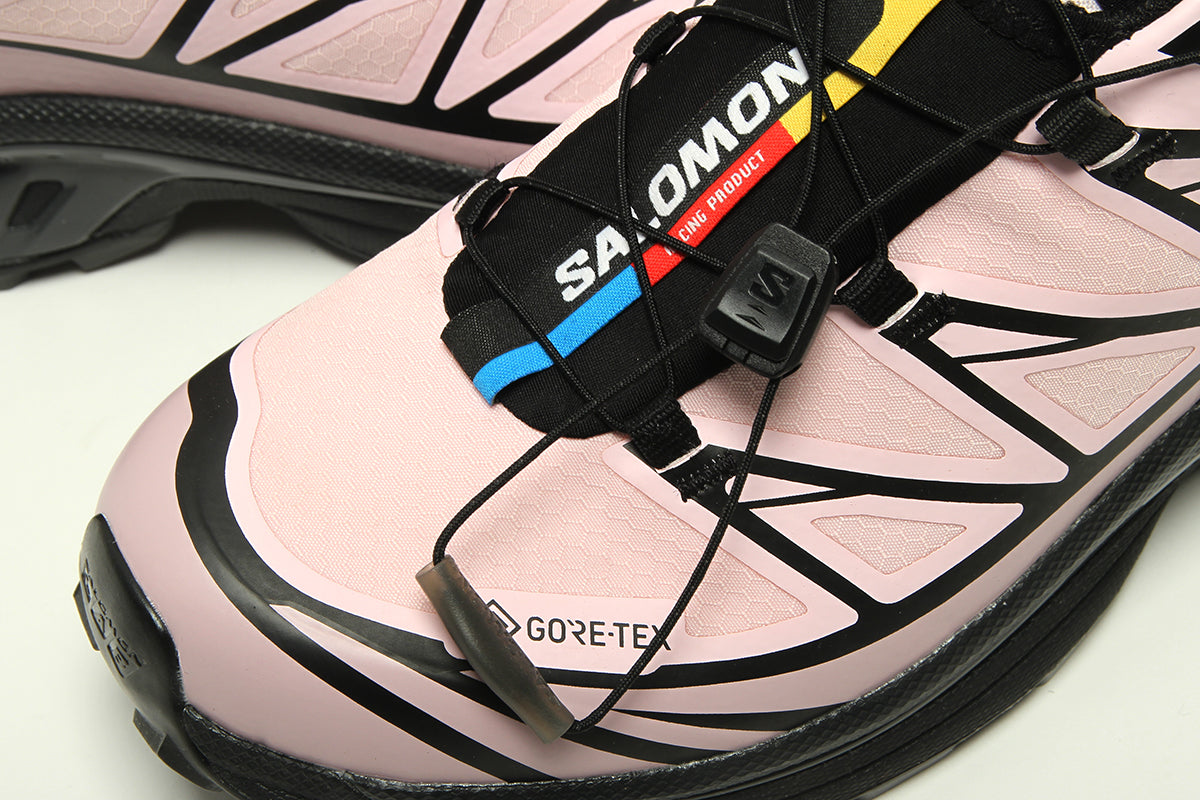 Salomon - XT-6 GTX
Style # L49215600
Color : Black / Icy Pink / Dawn Pink