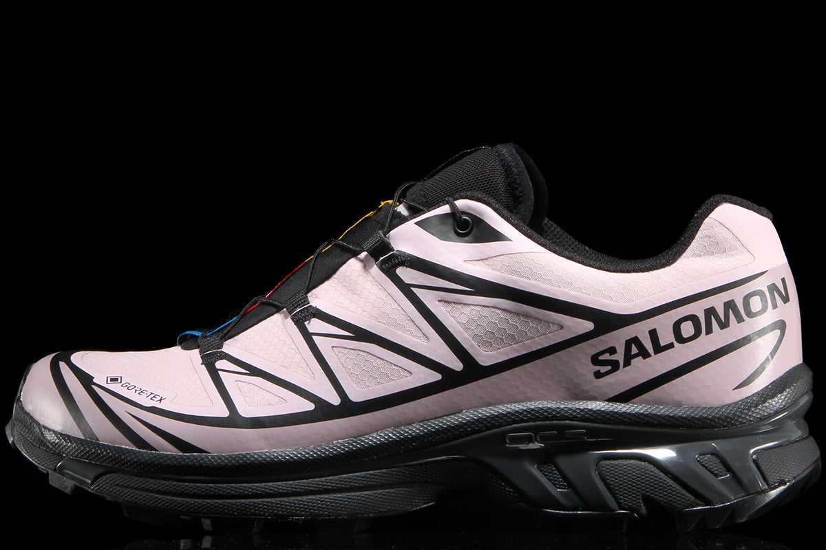 Salomon - XT-6 GTX
Style # L49215600
Color : Black / Icy Pink / Dawn Pink