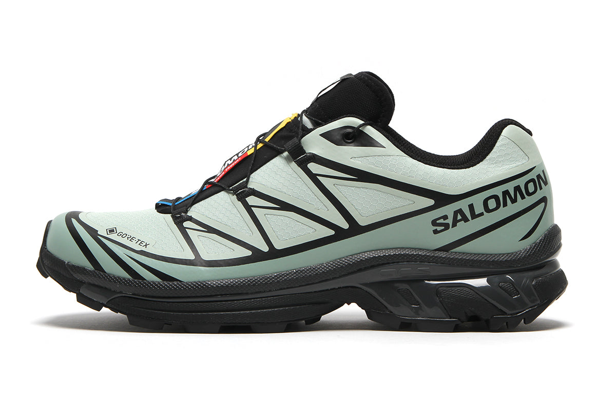 Salomon - XT-6 GTX
Style # L49306800
Color : Sea Foam / Green Milieu / Black