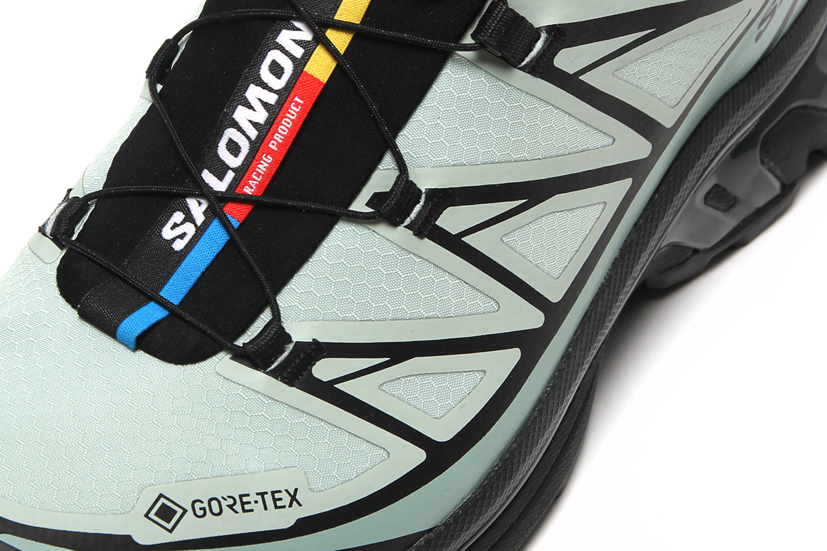 Salomon - XT-6 GTX
Style # L49306800
Color : Sea Foam / Green Milieu / Black