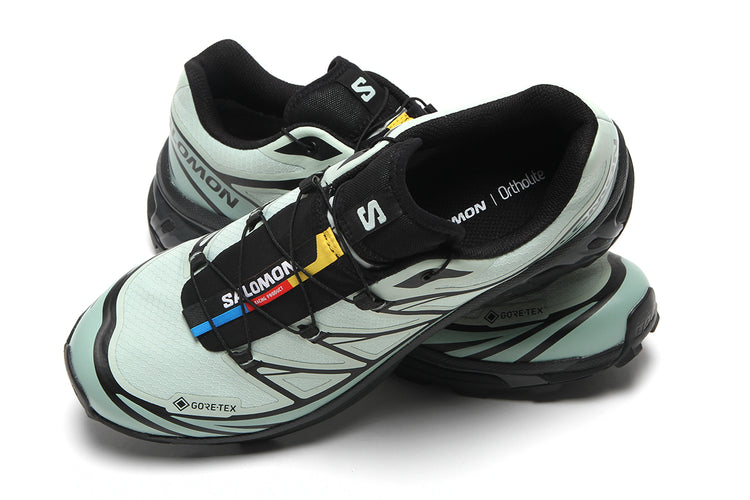 Salomon - XT-6 GTX
Style # L49306800
Color : Sea Foam / Green Milieu / Black
