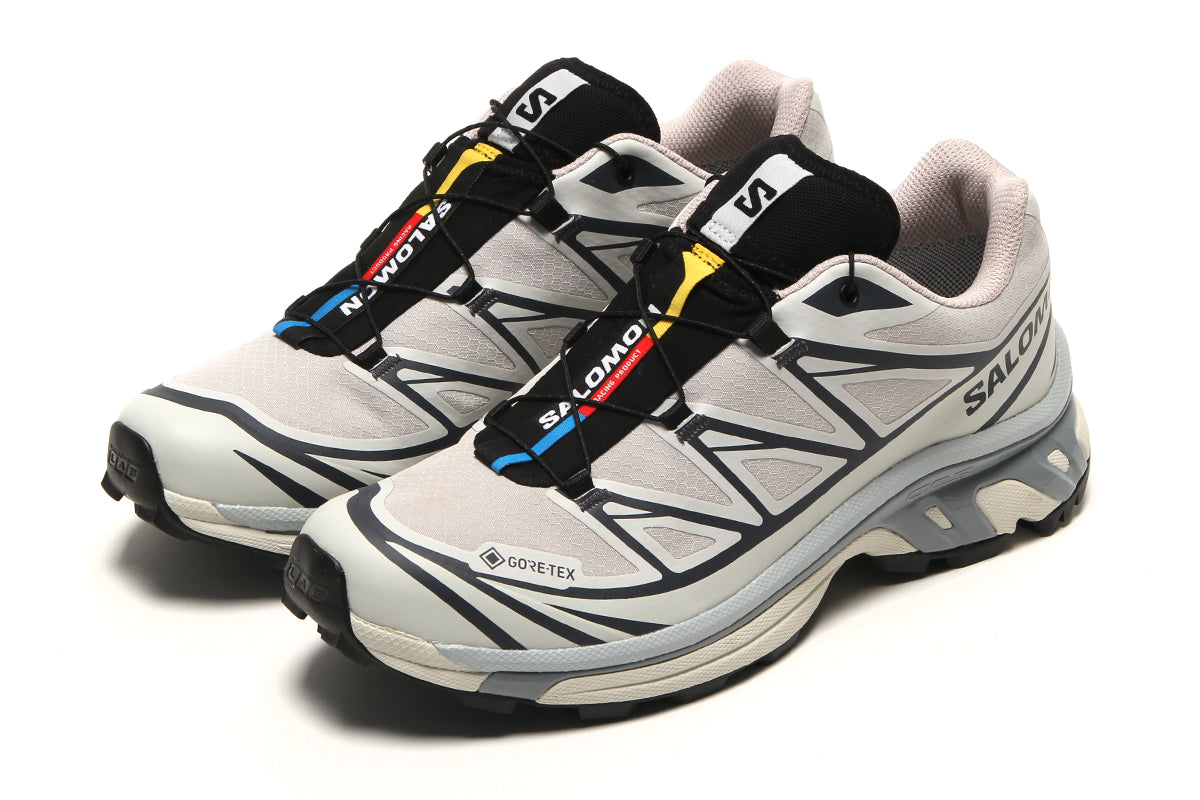 Salomon - XT-6 GTX
Style # L49201400
Color : Silver Cloud / Black / Pearl Blue