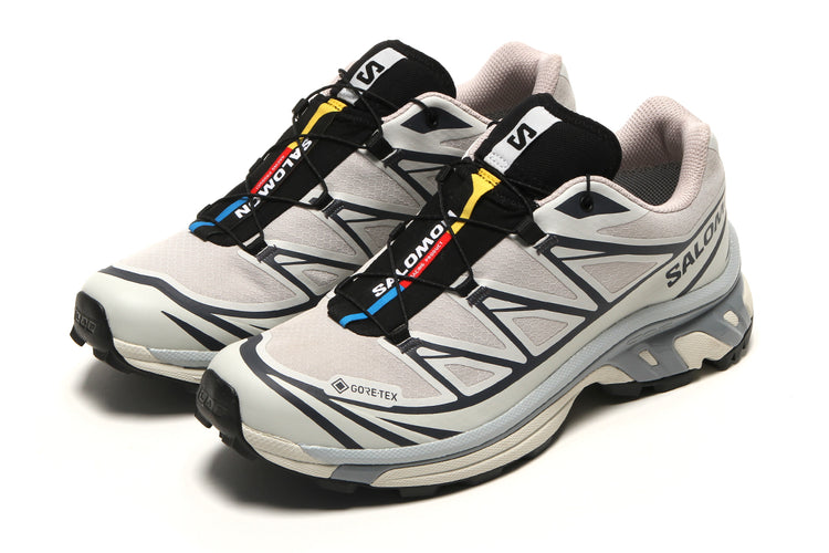 Salomon - XT-6 GTX
Style # L49201400
Color : Silver Cloud / Black / Pearl Blue