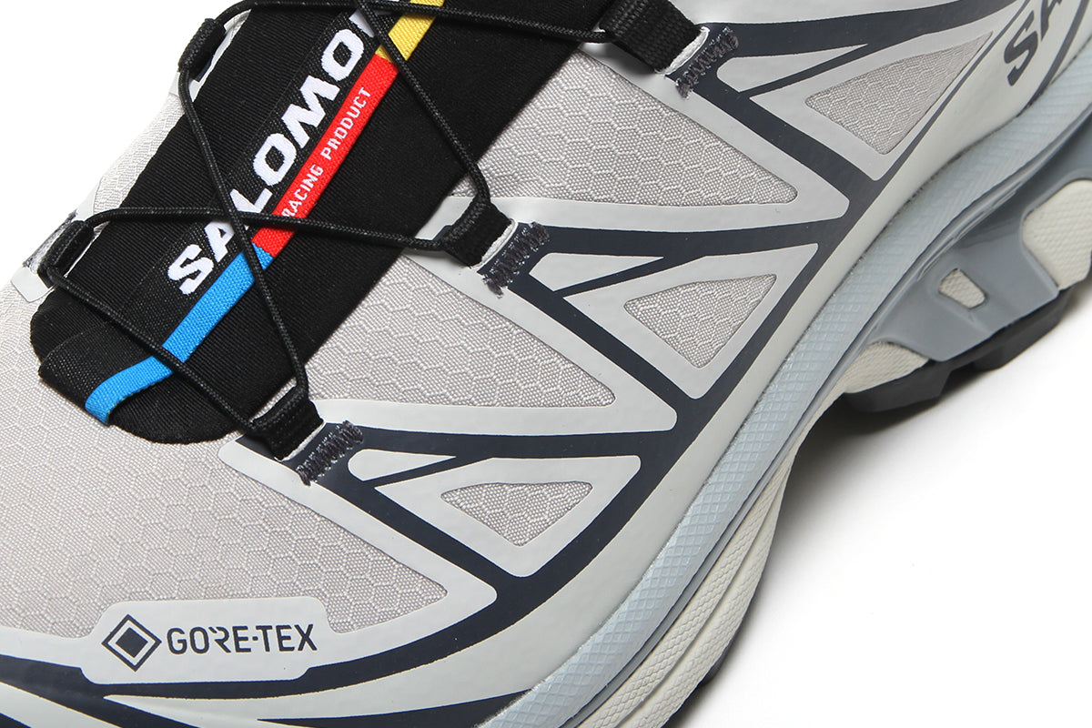Salomon - XT-6 GTX
Style # L49201400
Color : Silver Cloud / Black / Pearl Blue