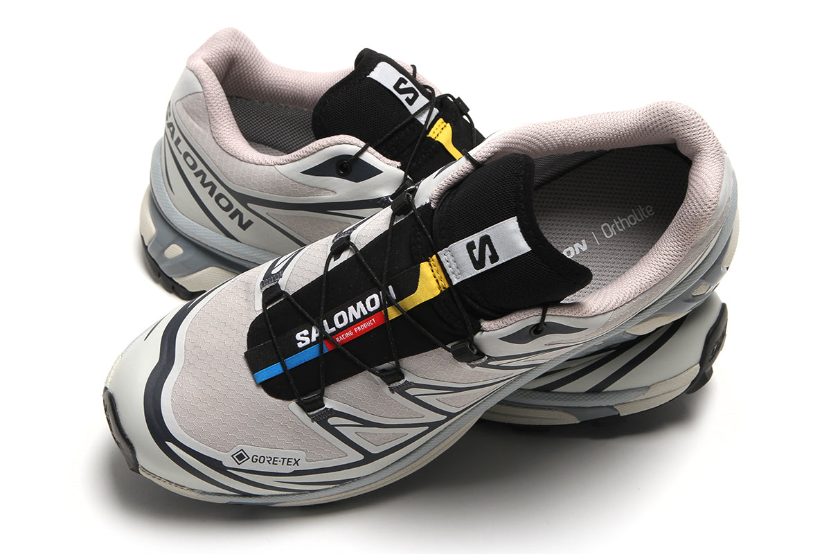 Salomon - XT-6 GTX
Style # L49201400
Color : Silver Cloud / Black / Pearl Blue