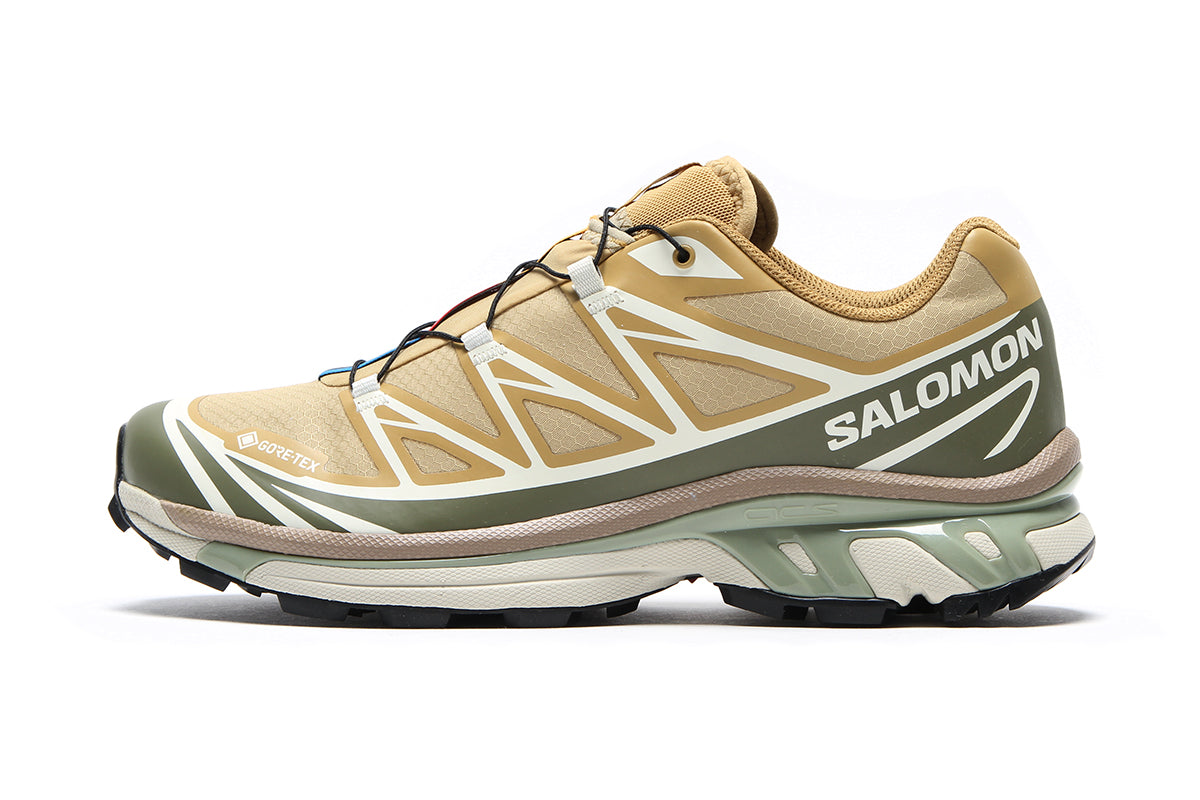 Salomon | XT-6 Gore-Tex
Style # L47581000
Color : Antelope / Icicle / Portabella