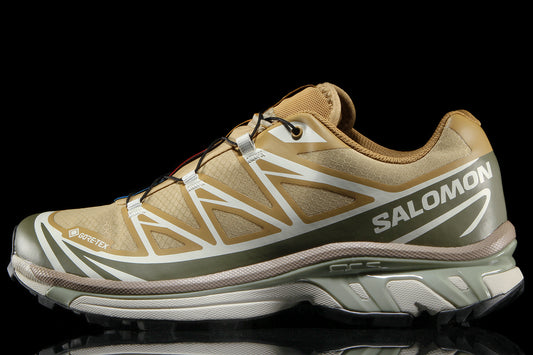 Salomon | XT-6 Gore-Tex
Style # L47581000
Color : Antelope / Icicle / Portabella