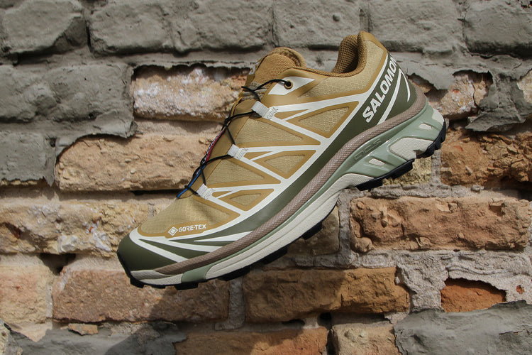 Salomon | XT-6 Gore-Tex
Style # L47581000
Color : Antelope / Icicle / Portabella