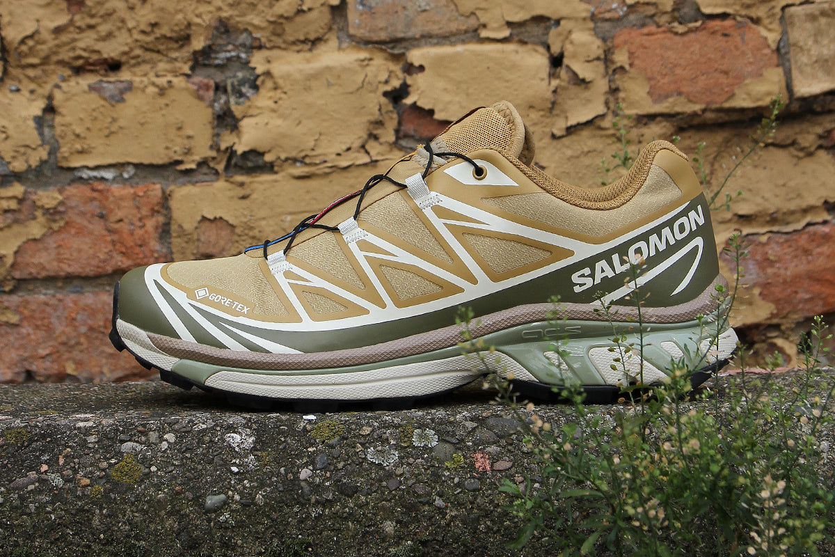 Salomon | XT-6 Gore-Tex
Style # L47581000
Color : Antelope / Icicle / Portabella