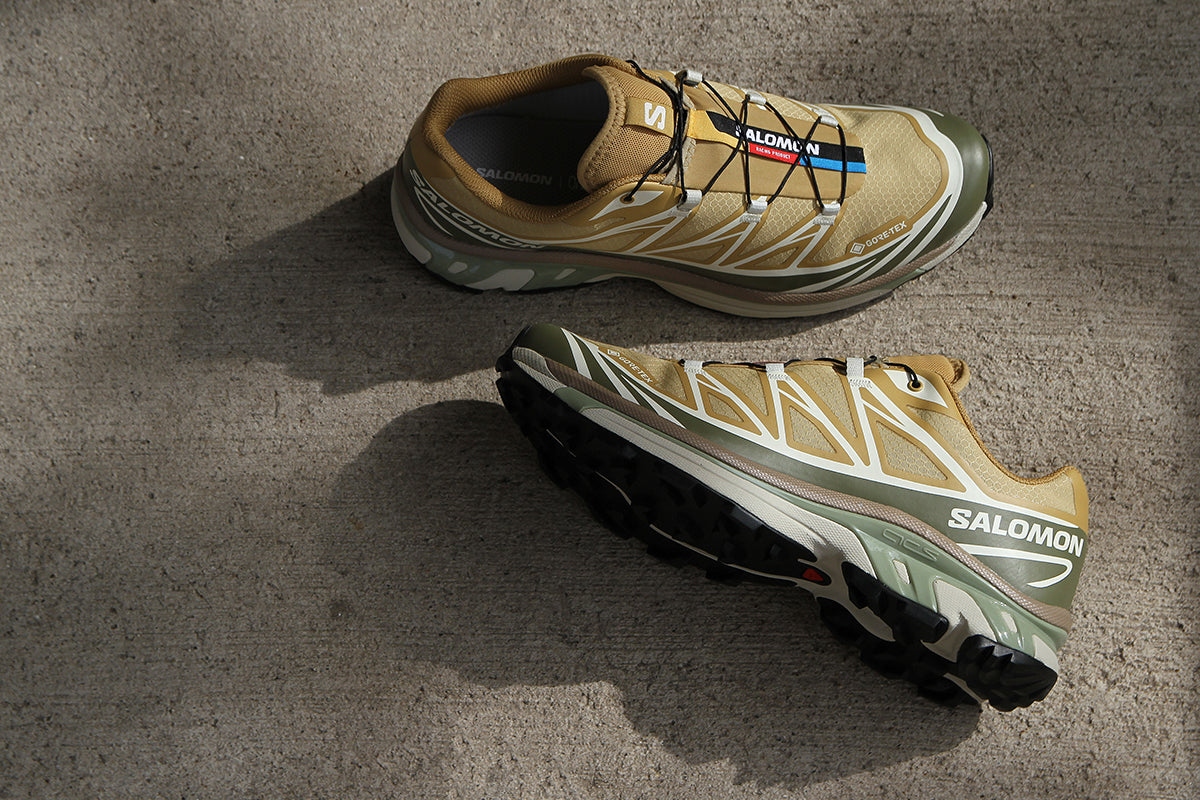 Salomon | XT-6 Gore-Tex
Style # L47581000
Color : Antelope / Icicle / Portabella