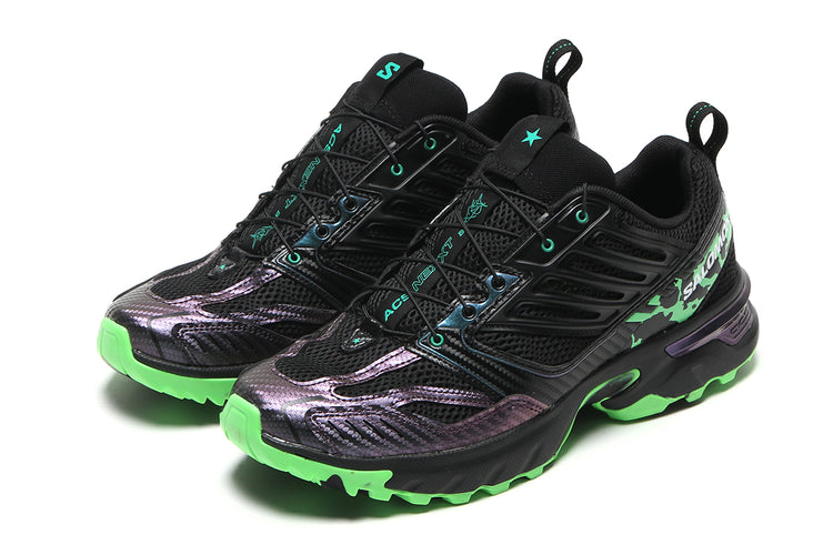 Salomon - ACS Nexxt The Green Star By Feid
Style # L45506800
Color : Black / Bright Green / Green Gecko