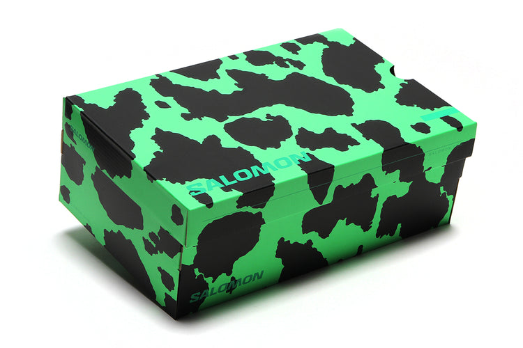 Salomon - ACS Nexxt The Green Star By Feid
Style # L45506800
Color : Black / Bright Green / Green Gecko