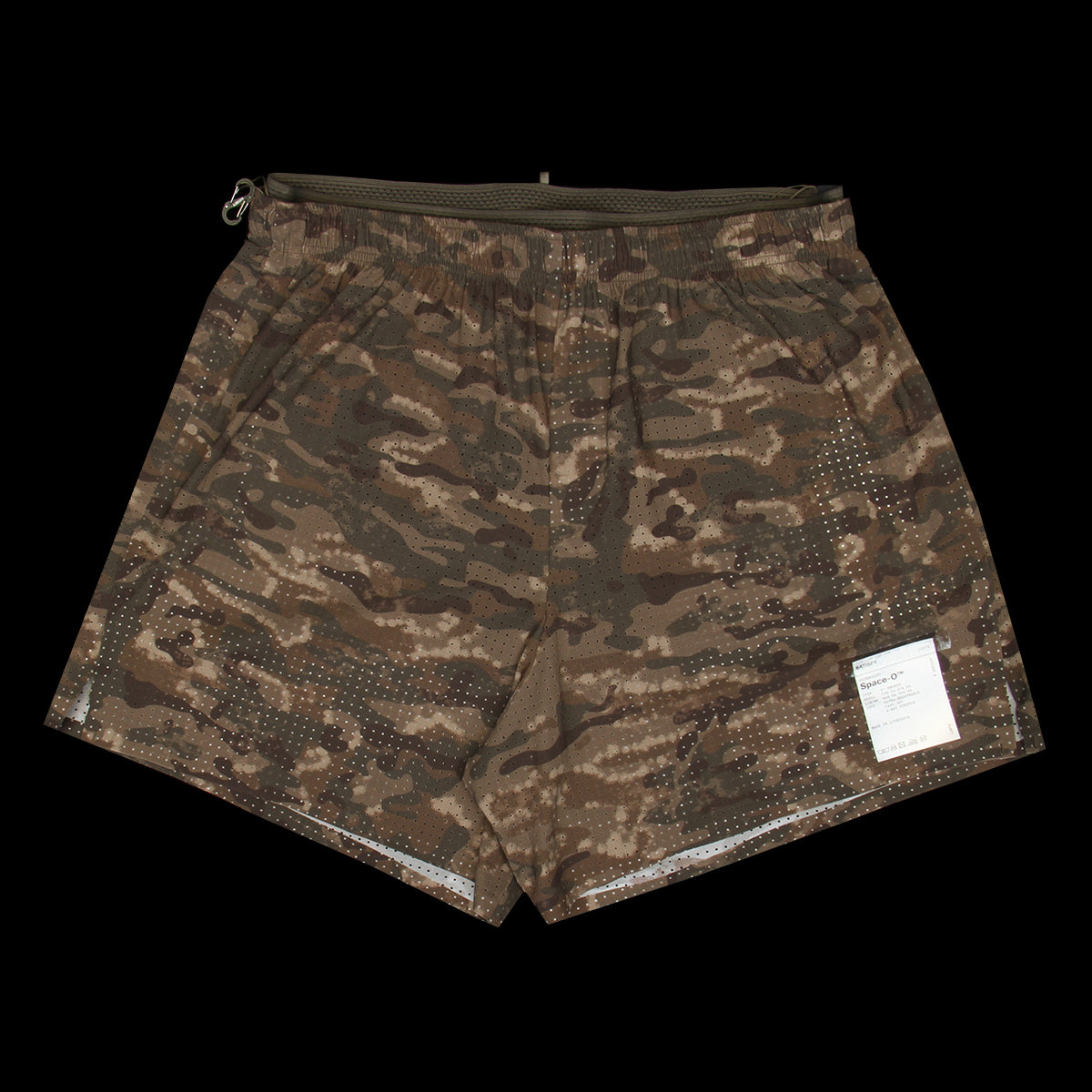 Satisfy - Space-O™ Short 5"
Style # 12076-921F0
Color : Overland Trek Camo