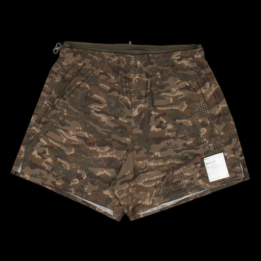 Satisfy - Space-O™ Short 5"
Style # 12076-921F0
Color : Overland Trek Camo