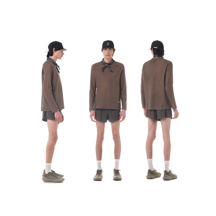 Satisfy - FuzzFleece™ AD L/S Shirt
Style # 11067-91000
Color : Falcon