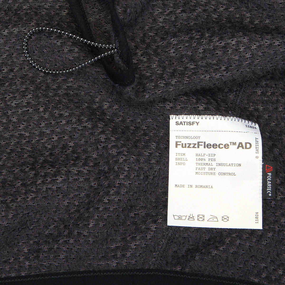 Satisfy - FuzzFleece™ AD Half-Zip
Style # 11024-88000
Color : Phantom