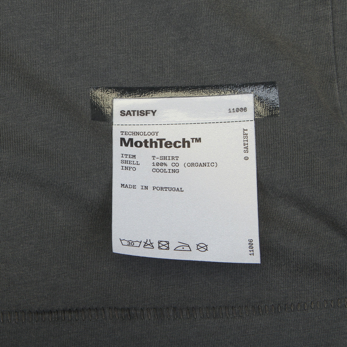 Satisfy - MothTech™ T-Shirt
Style # 11006-01A01
Color : Faded Black