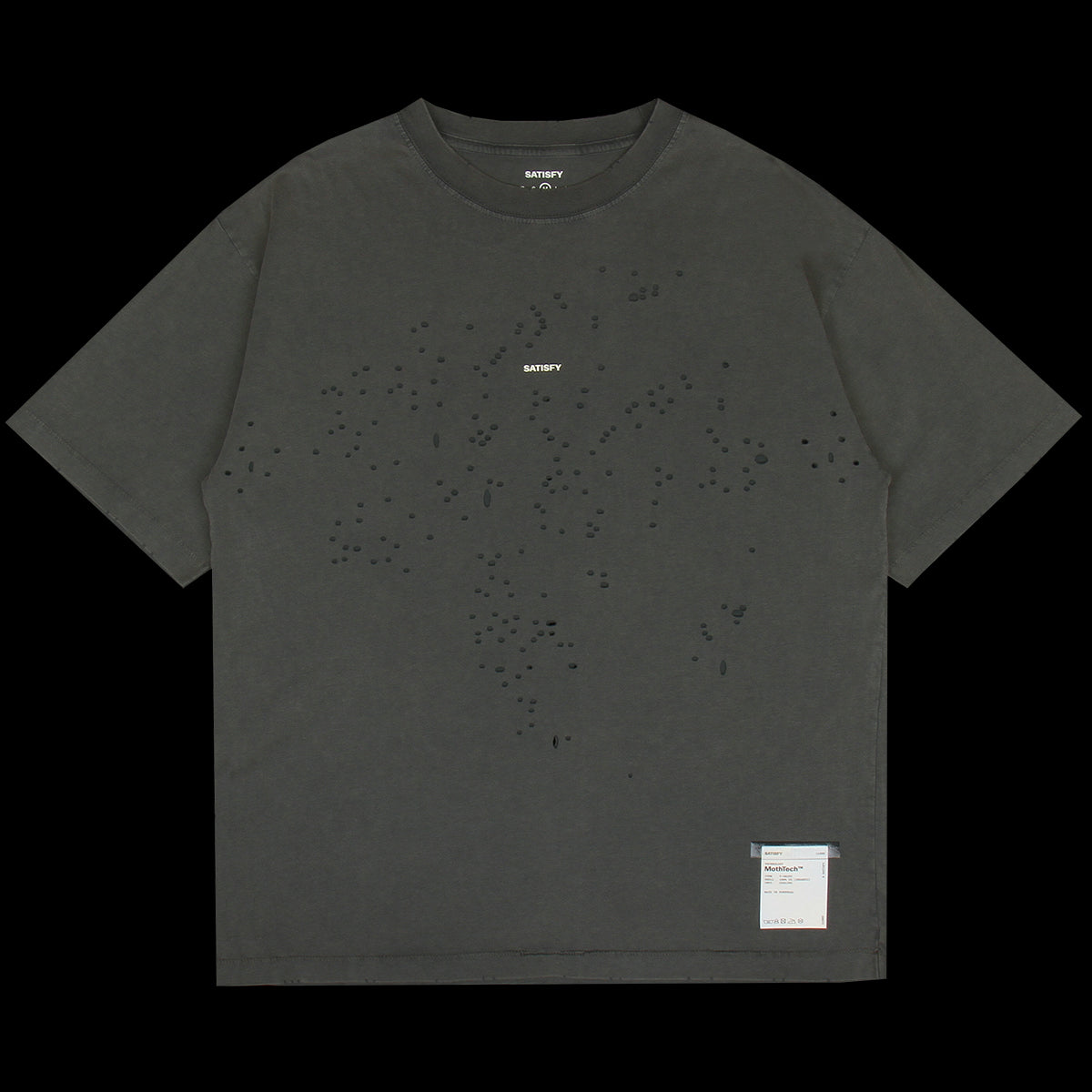 Satisfy - MothTech™ T-Shirt
Style # 11006-01A01
Color : Faded Black