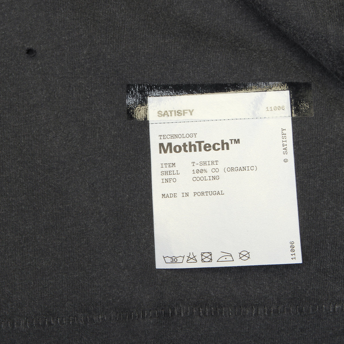 Satisfy - MothTech™ T-Shirt
Style # 11006-00A08
Color : Aged Black