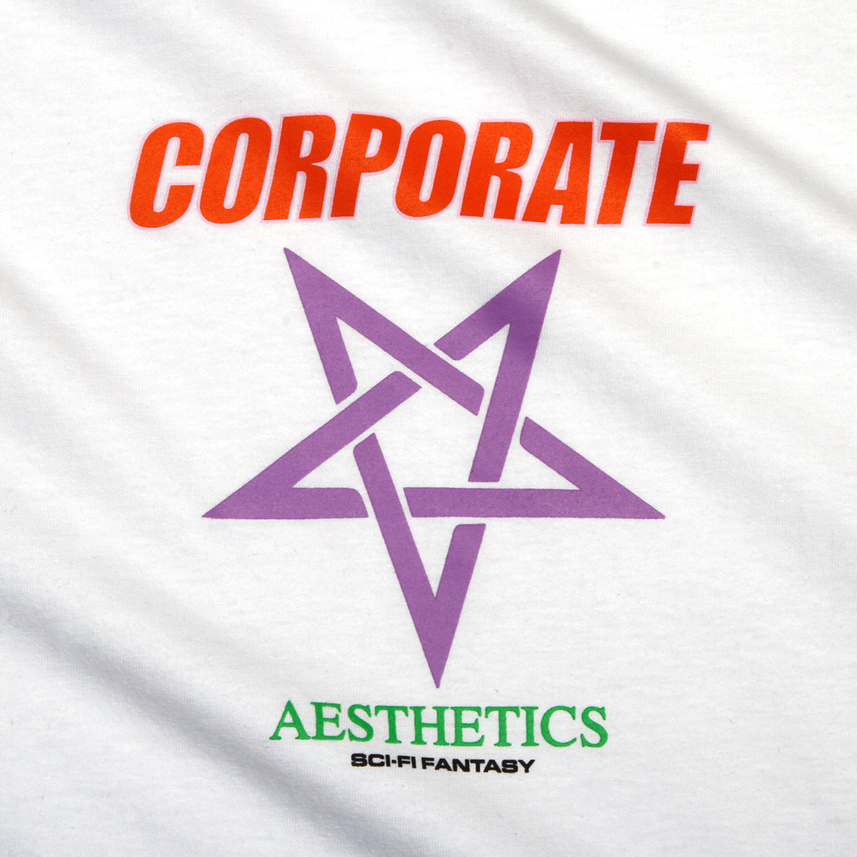 Sci-Fi Fantasy - Corporate Aesthetics T-Shirt
Color : White