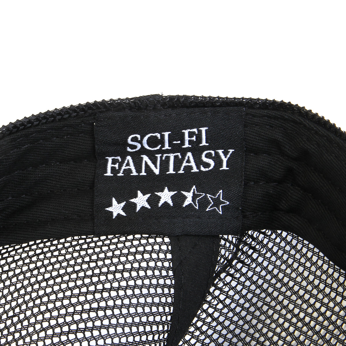 Sci-Fi Fantasy - Logo Mesh Hat
Color : Black / Yellow