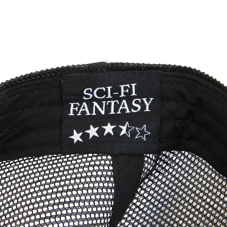 Sci-Fi Fantasy - Logo Mesh Hat
Color : Black / Yellow