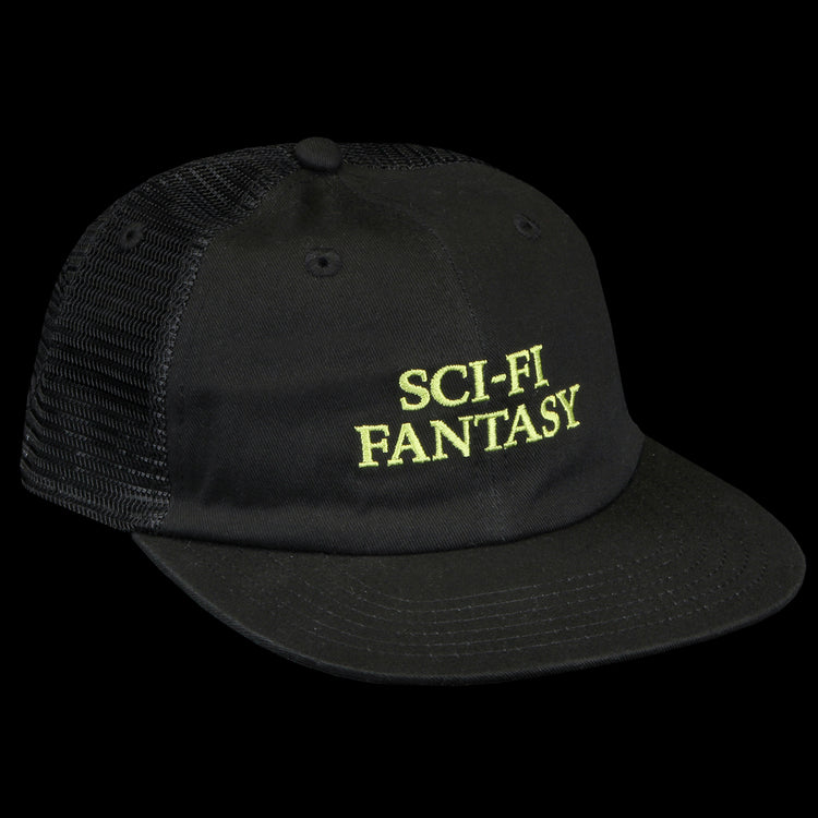 Sci-Fi Fantasy - Logo Mesh Hat
Color : Black / Yellow