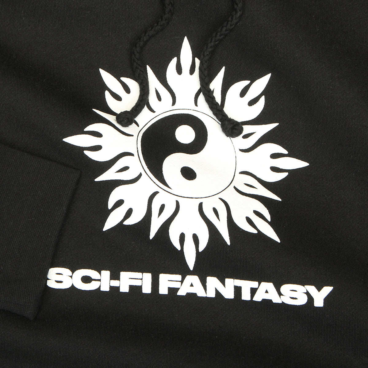 Sci-Fi Fantasy - Yin Yang Fleece Hoodie
Color : Black