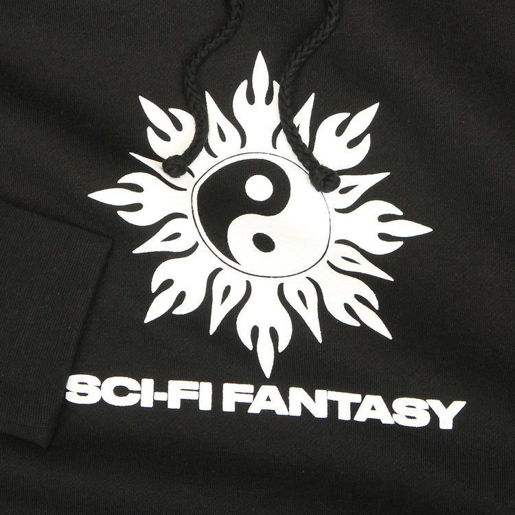 Sci-Fi Fantasy - Yin Yang Fleece Hoodie
Color : Black