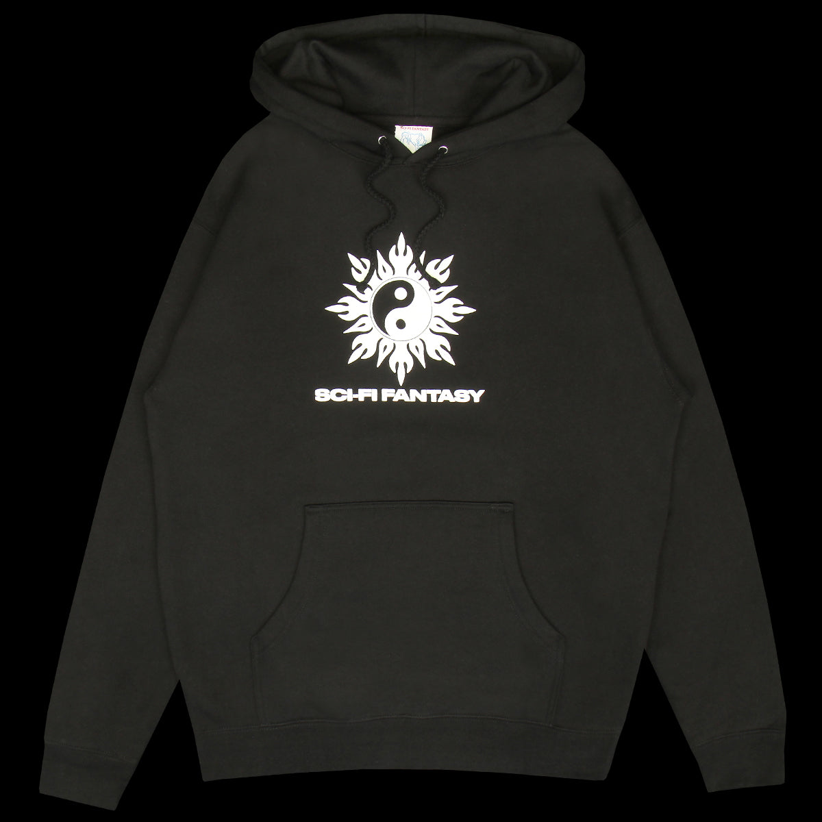Sci-Fi Fantasy - Yin Yang Fleece Hoodie
Color : Black