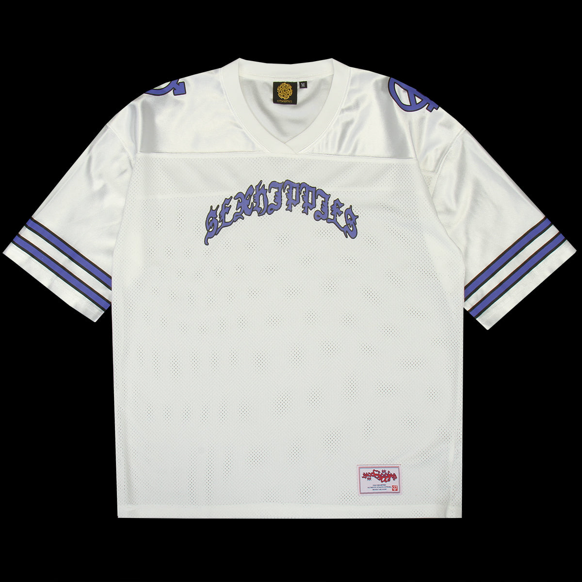 Sex Hippies - Gridiron Jersey
Color : White / Purple