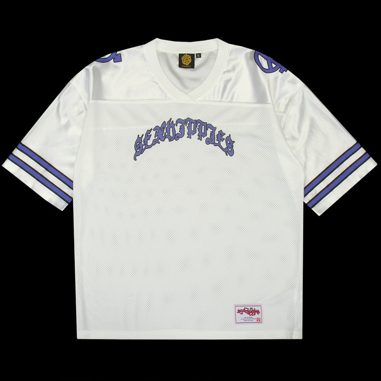 Sex Hippies - Gridiron Jersey
Color : White / Purple