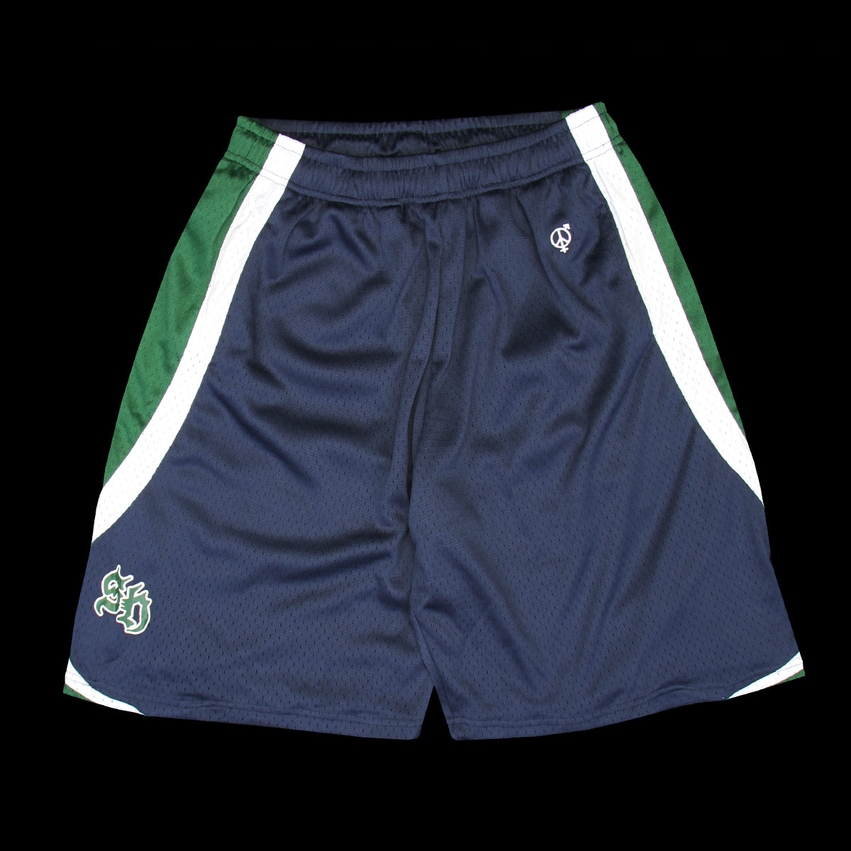 Sex Hippies - Hoop Shorts
Color : Navy / Green / White