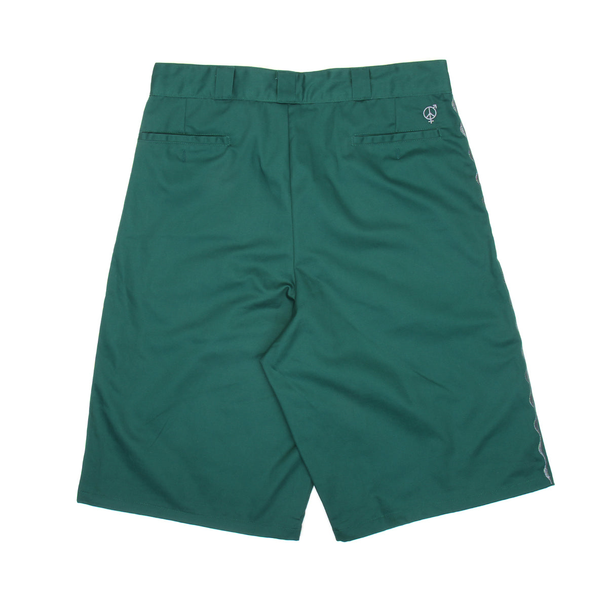 Sex Hippies - Welder's Stitch Work Shorts
Color : Work Green / Silver