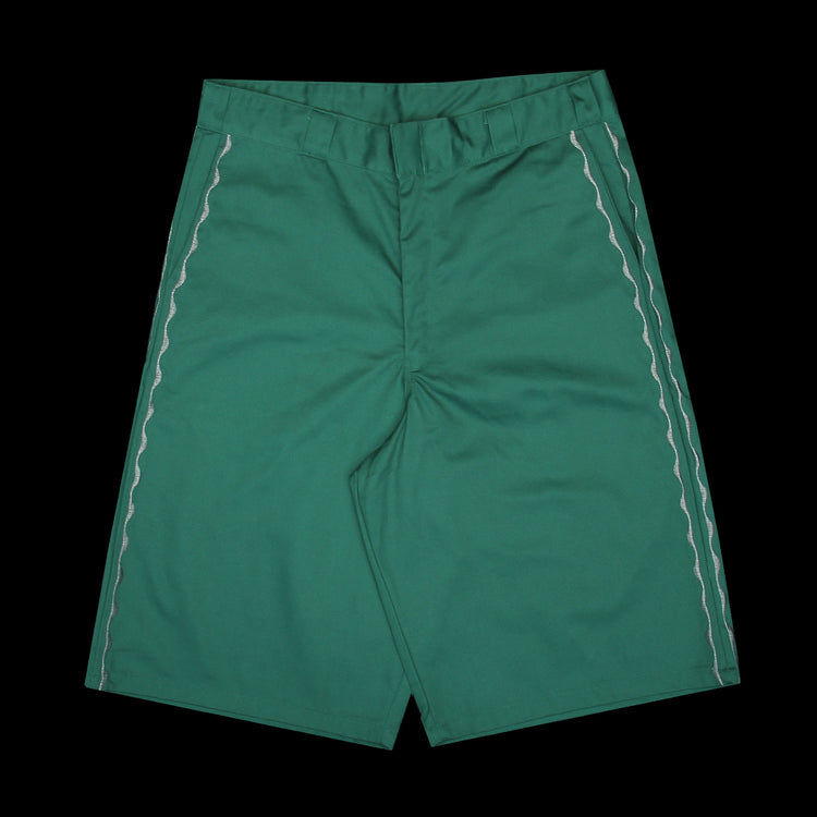 Sex Hippies - Welder's Stitch Work Shorts
Color : Work Green / Silver