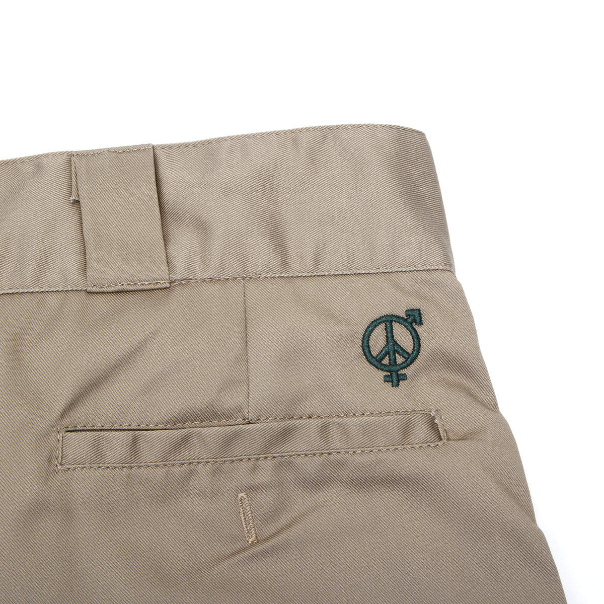 Sex Hippies - Welder's Stitch Work Shorts
Color : Tan / Forest