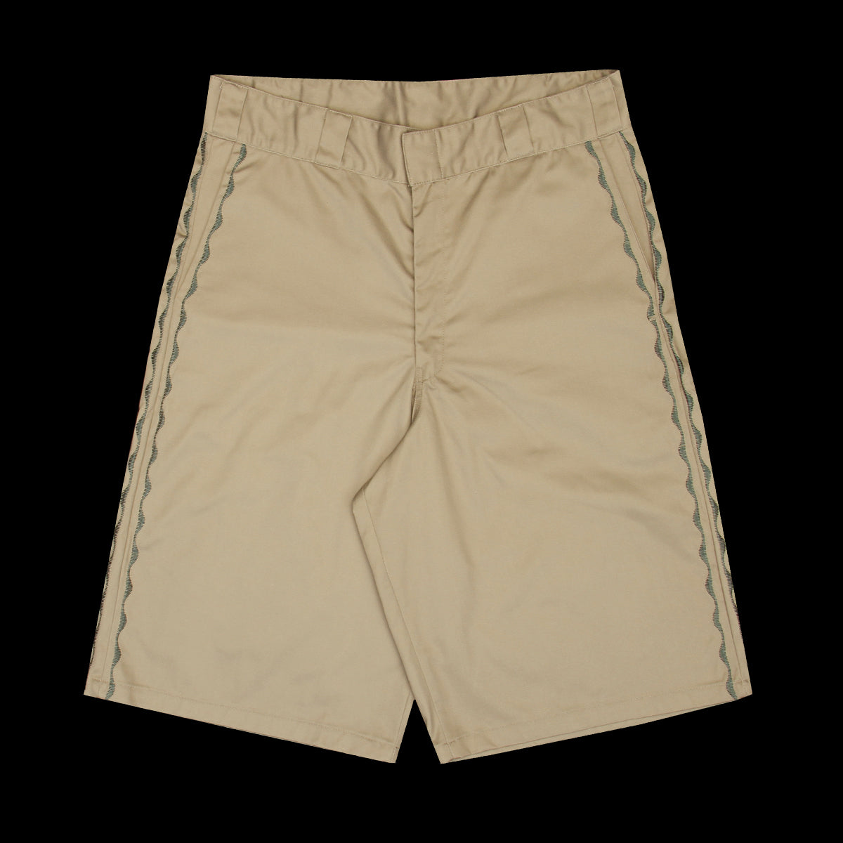 Sex Hippies - Welder's Stitch Work Shorts
Color : Tan / Forest