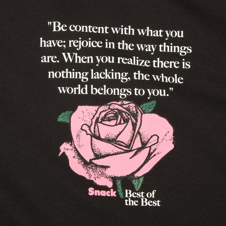 Snack - Best Of The Best T-Shirt
Color : Black