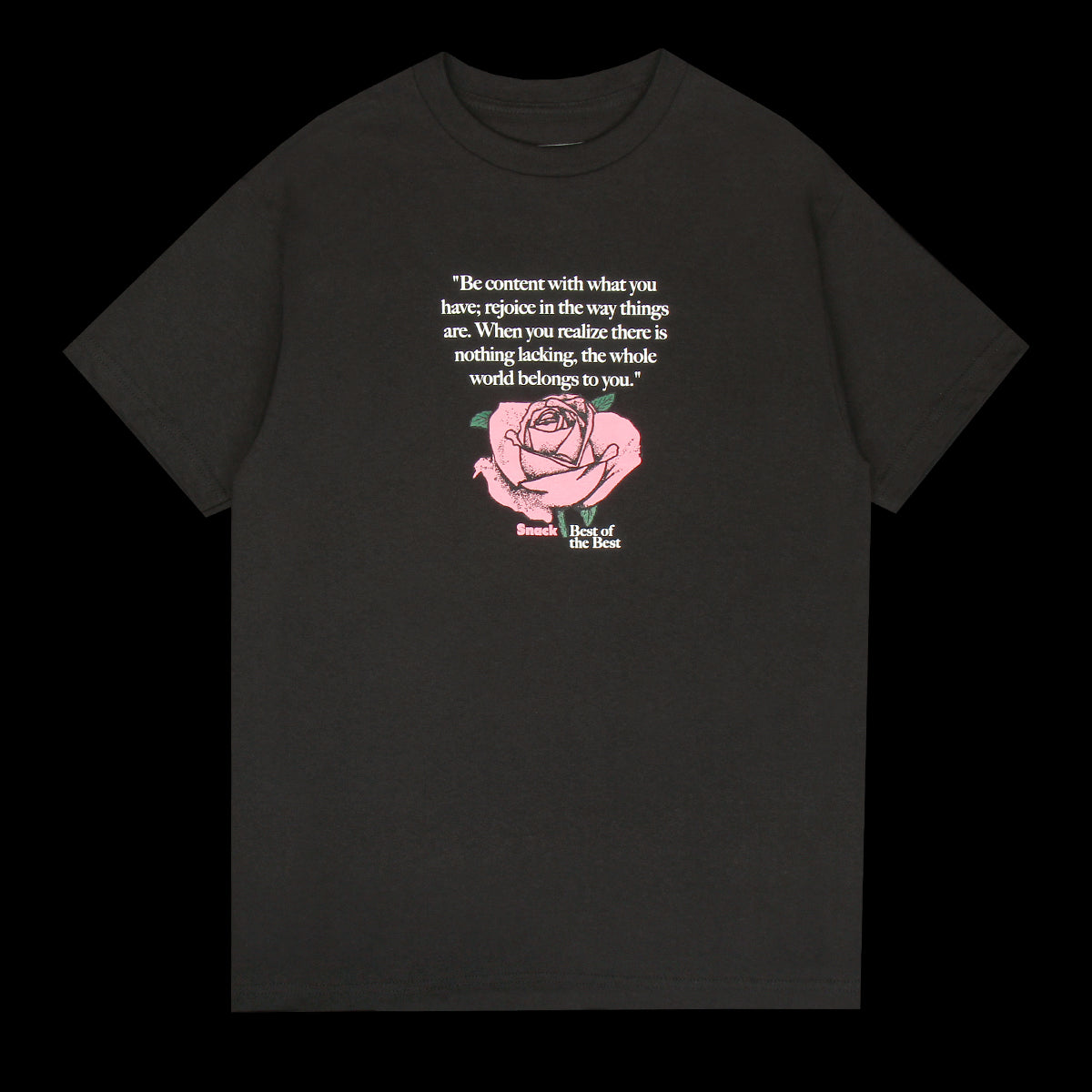 Snack - Best Of The Best T-Shirt
Color : Black