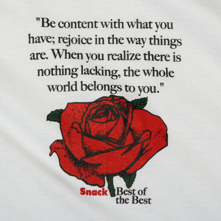 Snack - Best Of The Best T-Shirt
Color : White