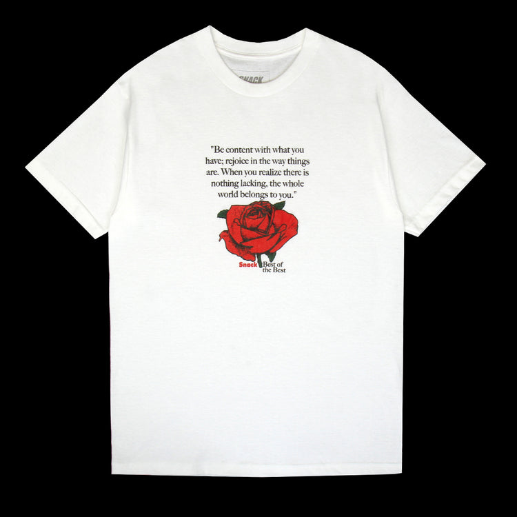 Snack - Best Of The Best T-Shirt
Color : White
