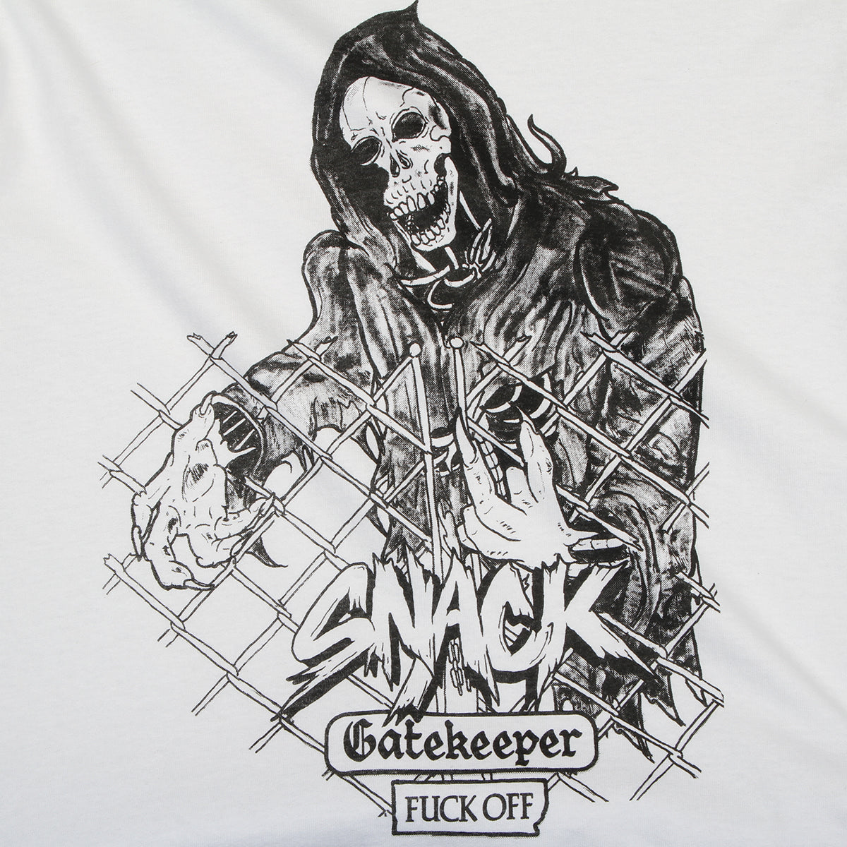 Snack - Gatekeeper T-Shirt
Color : White
