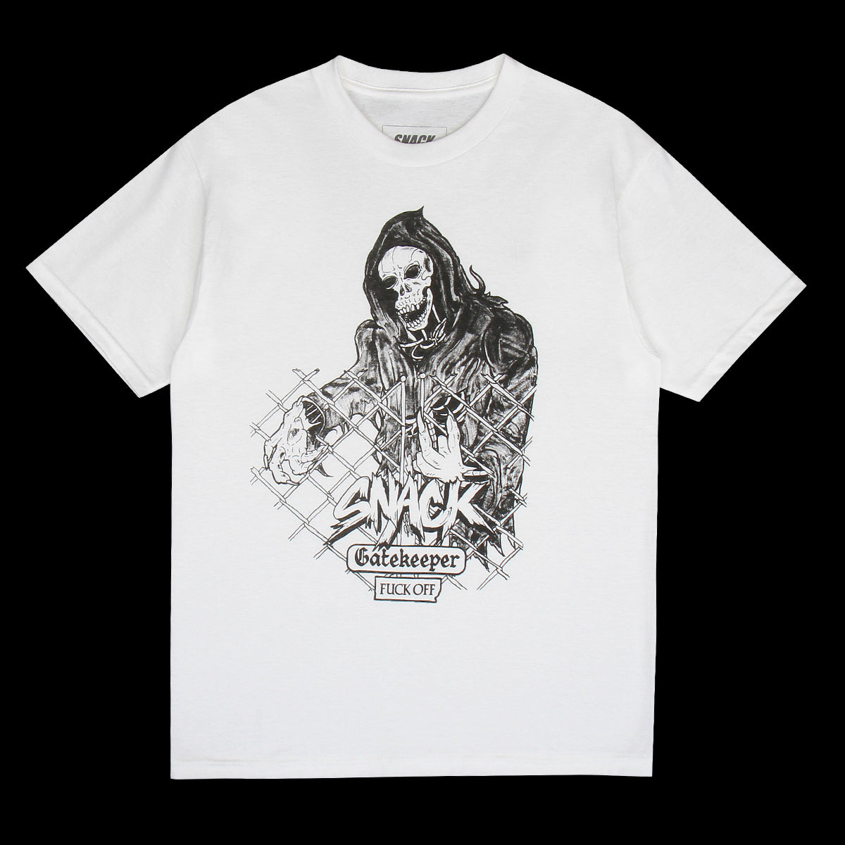 Snack - Gatekeeper T-Shirt
Color : White
