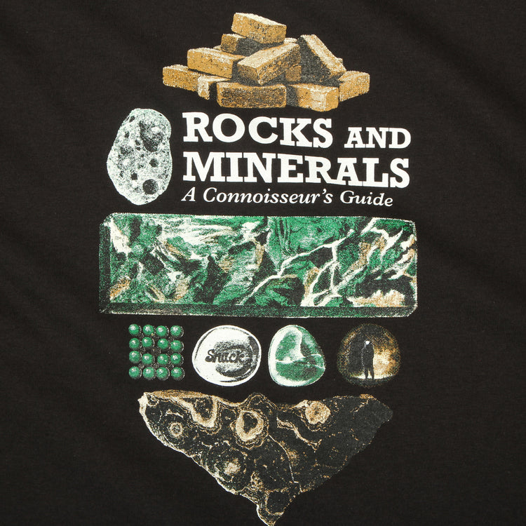 Snack - Rocks & Minerals T-Shirt
Color : Black