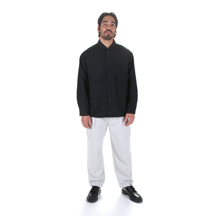 Snow Peak | Hybrid Wool Shirt
Style # SH-24AU00103BK
Color : Black