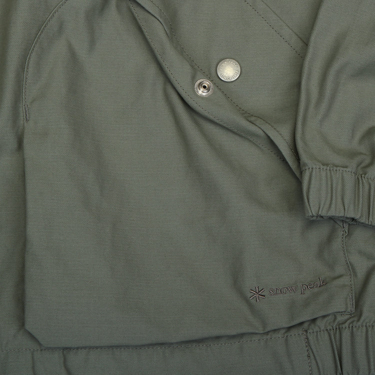 Snow Peak - Light Dobby Cloth Harrington Jacket
Color : Foliage