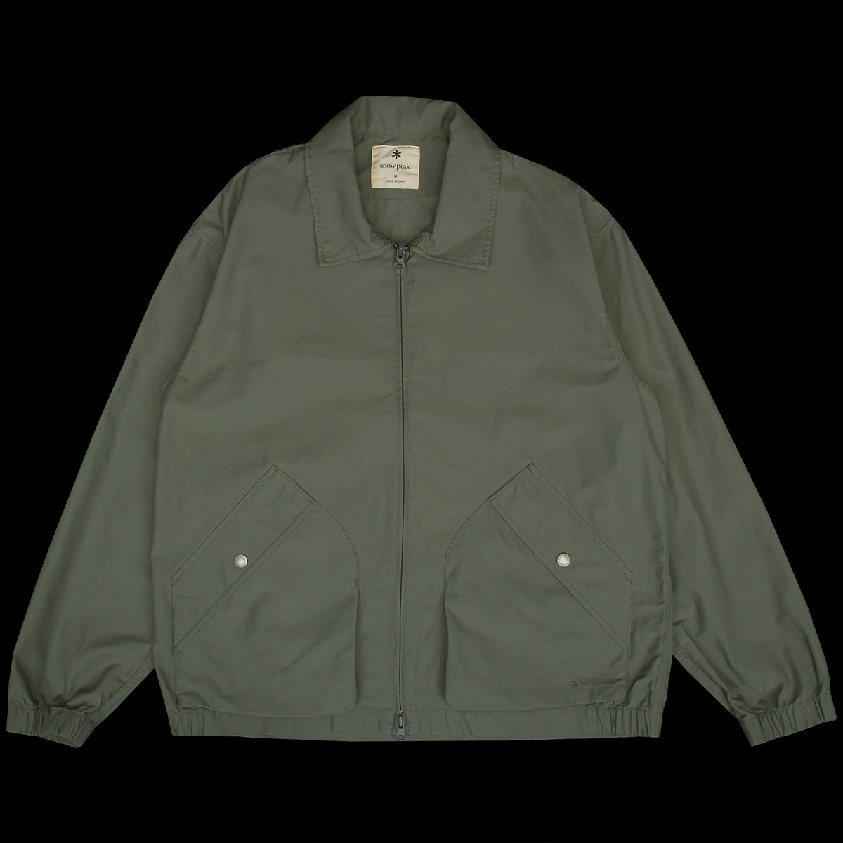 Snow Peak - Light Dobby Cloth Harrington Jacket
Color : Foliage