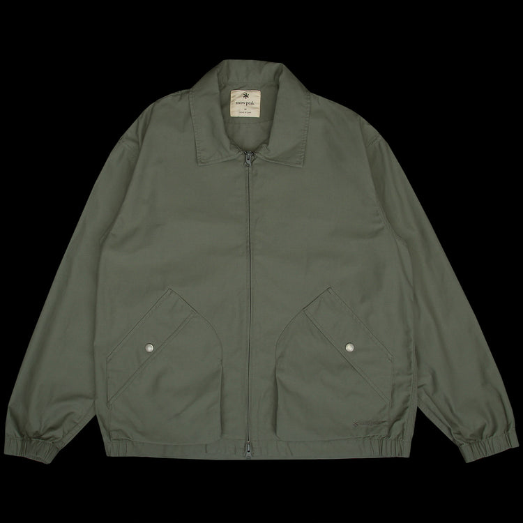 Snow Peak - Light Dobby Cloth Harrington Jacket
Color : Foliage